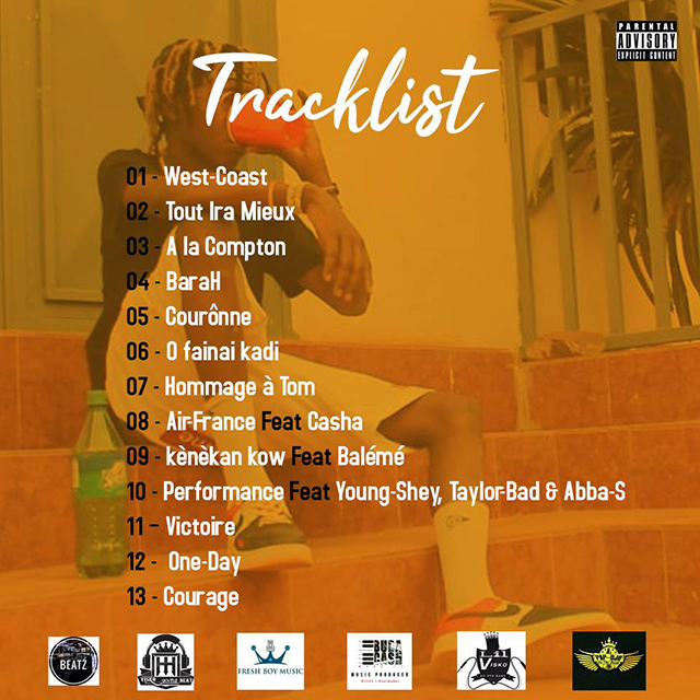 MALIAN IZII TRACKLIST