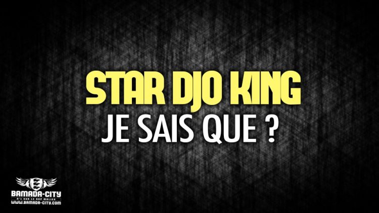 STAR DJO KING - JE SAIS QUE ? - Prod by LEVIS